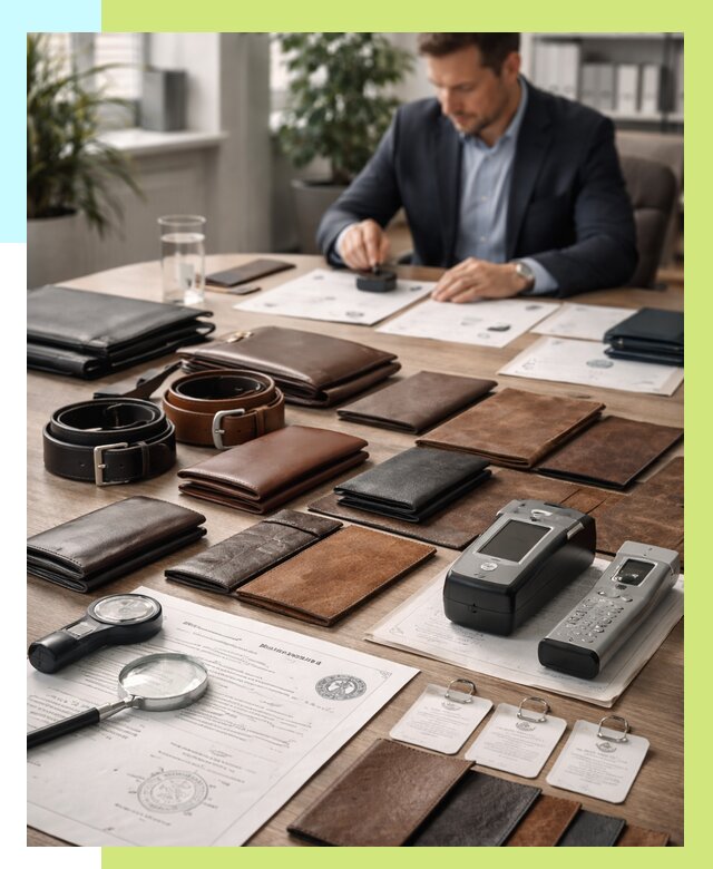 Сертификация кожаных изделий в Черемхове от 12511 р. | Алешин-Чрм