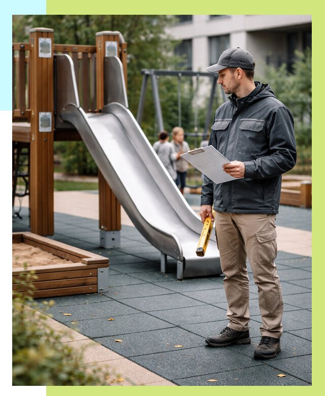 Сертификация детских площадок в Черемхове от 26065 р. | Алешин-Чрм