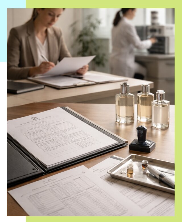 Сертификация парфюмерии в Черемхове от 15639 р. | Алешин-Чрм