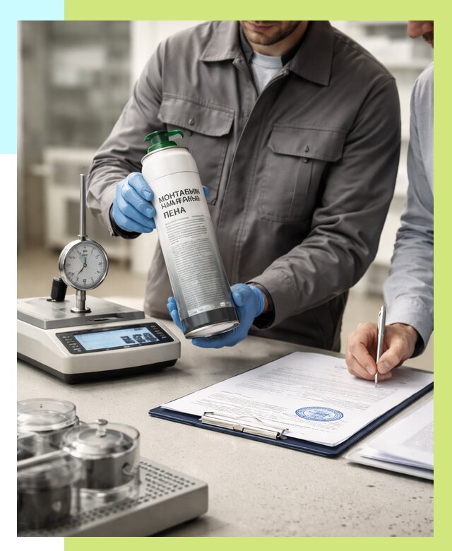 Сертификация монтажной пены в Черемхове от 15639 р. | Алешин-Чрм