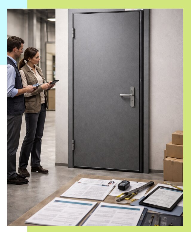 Сертификация противопожарных дверей в Черемхове от 9383 р. | Алешин-Чрм