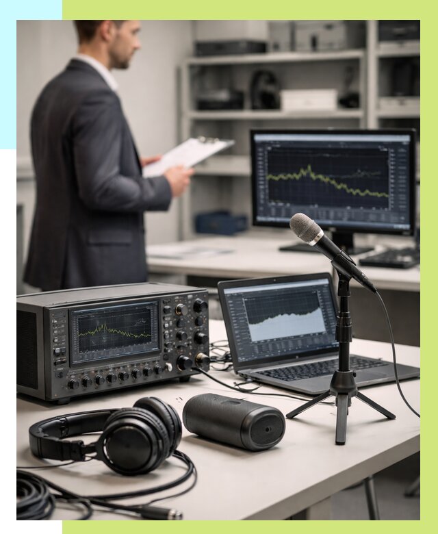 Сертификация аудиотехники в Черемхове от 15639 р., Алешин-Чрм