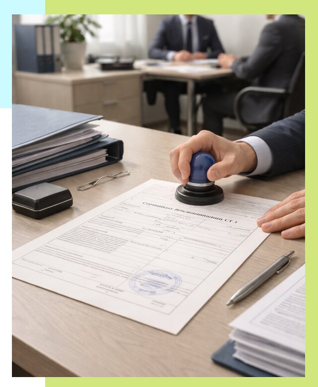 Сертификат происхождения СТ 1 в Черемхове от 4692 р. | Алешин-Чрм