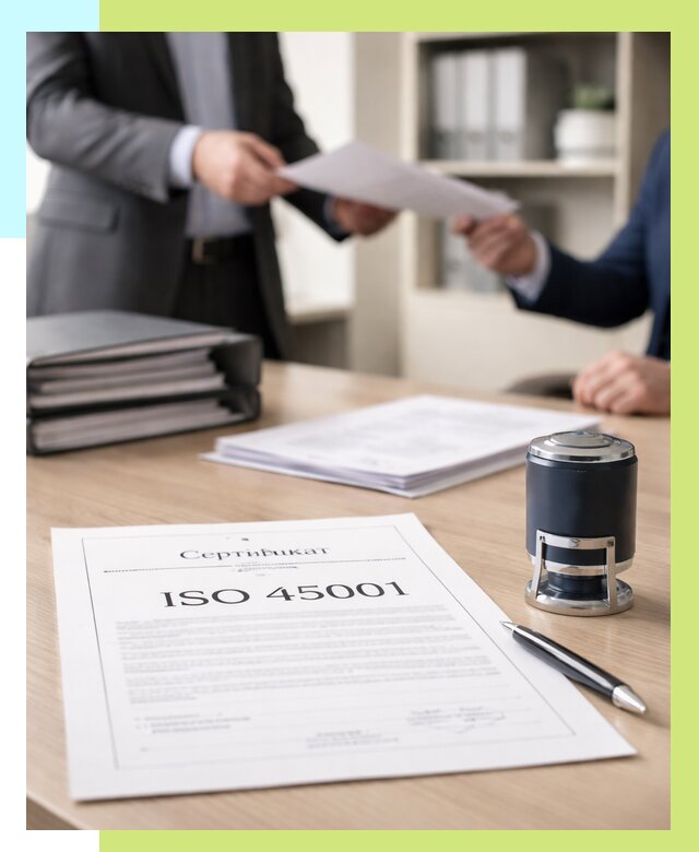 Сертификат ISO 45001 в Черемхове под ключ от 46917 р. | Алешин-Чрм