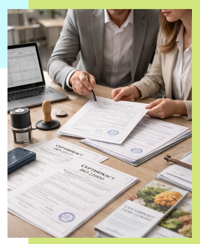 Сертификат ISO 22000 в Черемхове от 41704 р. под ключ | Алешин-Чрм