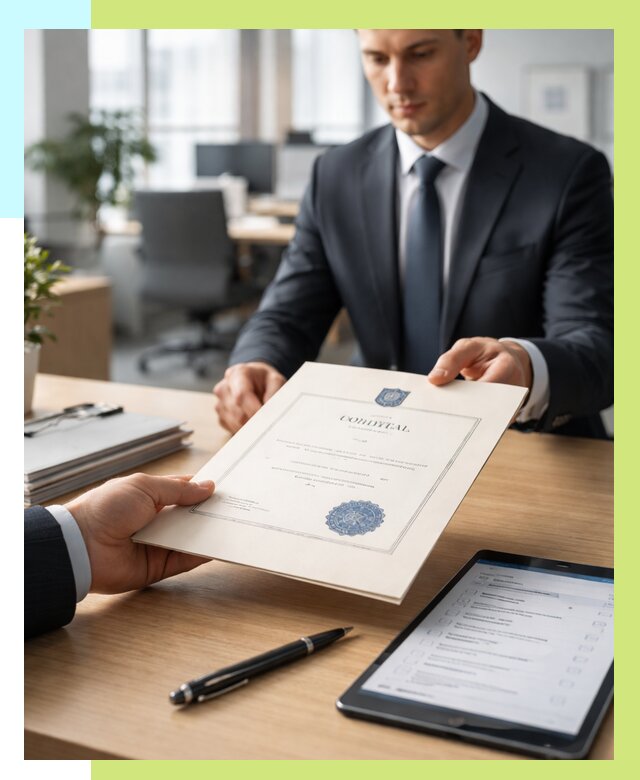 Сертификат ISO 30301 в Черемхове от 36491 р. | Алешин-Чрм - под ключ